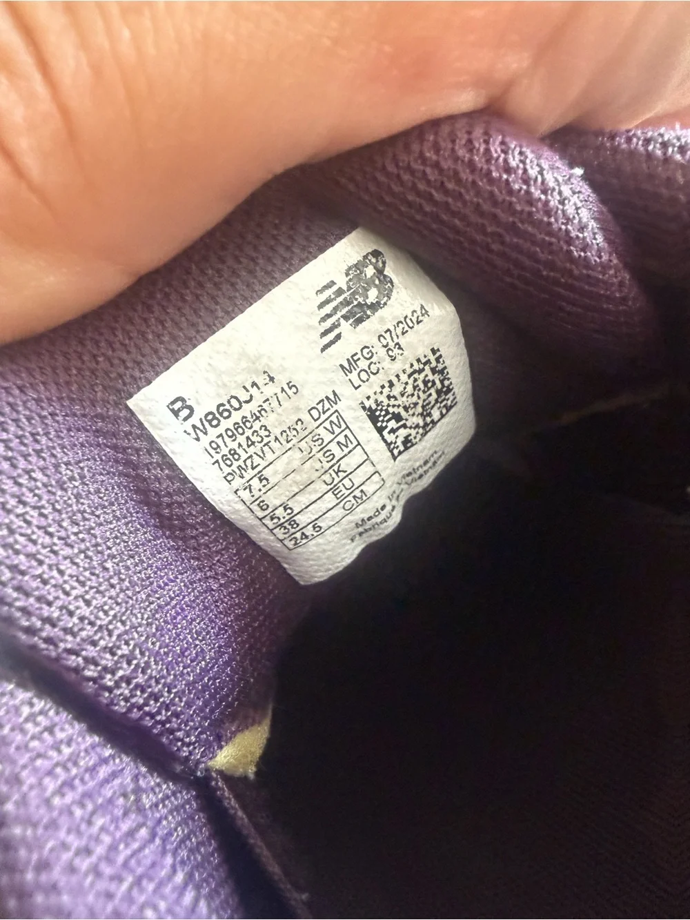 New Balance Women’s Running Shoes - Fresh Foam x 860 - Lightly Worn - Purple
